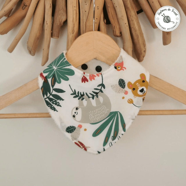 Bavoir Bandana Jungle
