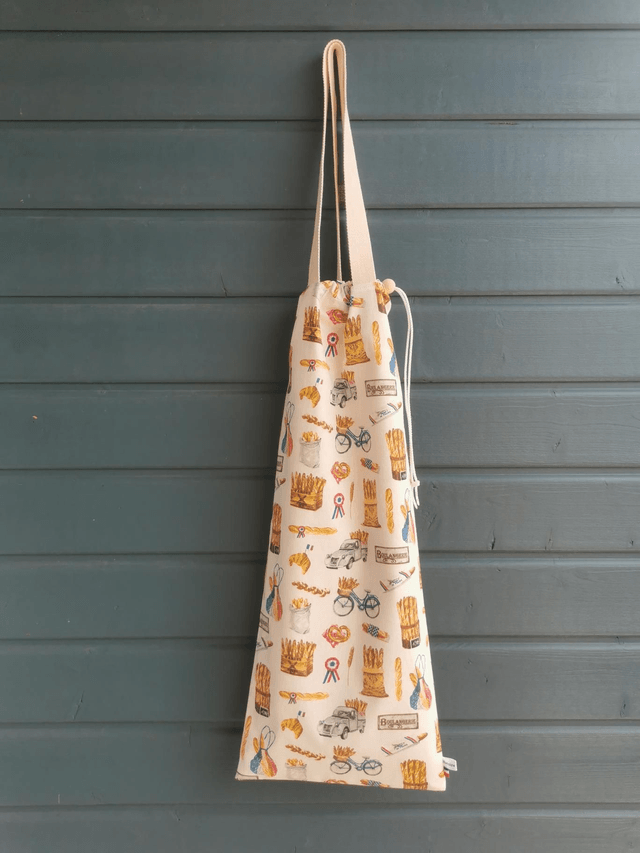 Sac à pain ~ Sac à baguettes ~ Fait main ~ Sur commande 