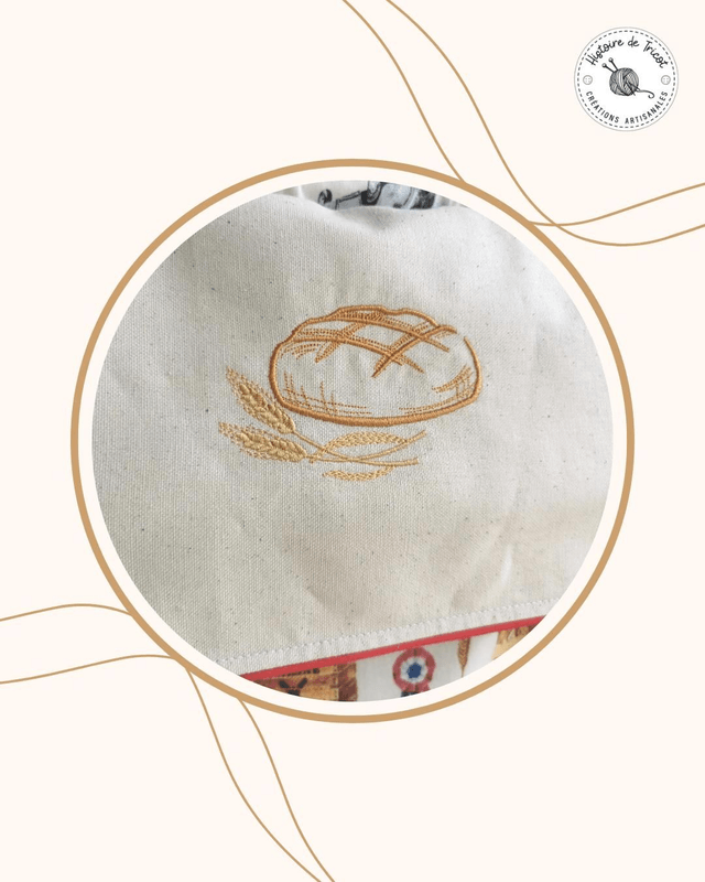 Sac à pain ~ Sac à baguettes ~ Fait main ~ Sur commande 