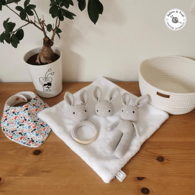 Coffret Naissance Lapinou gris