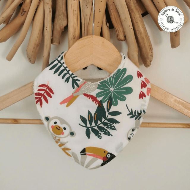 Bavoir Bandana Jungle