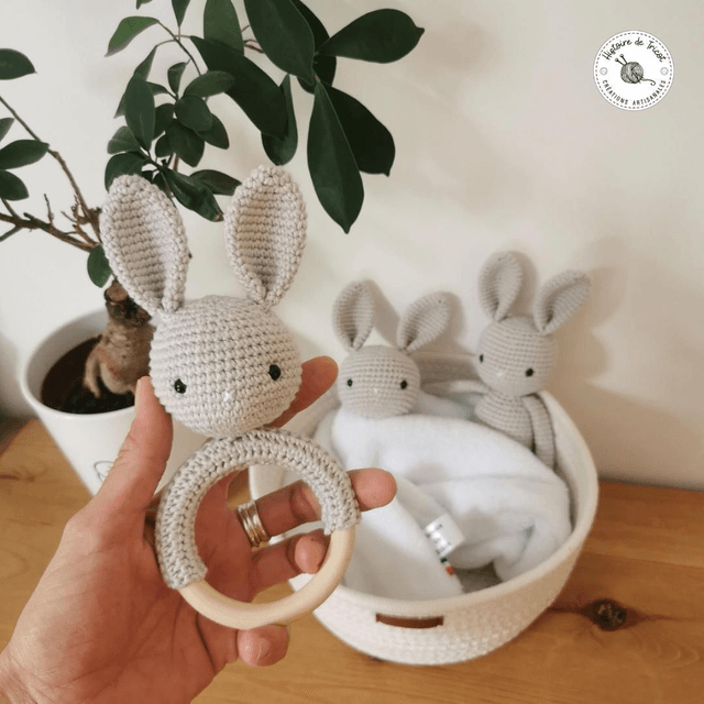 Coffret Naissance Lapinou gris